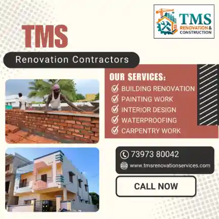 Best Renovation Contractors in AGS Colony Thiruvanmiyur, Chennai – TMS Construction & Renovation Services