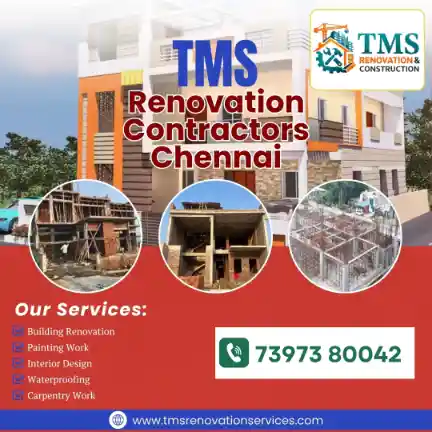 Best Renovation Contractors in Arcot Road Virugambakkam, Chennai – TMS Construction & Renovation Services
