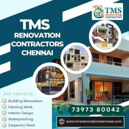 Best Renovation Contractors in Bharathi Nagar Tharamani, Chennai – TMS Construction & Renovation Services