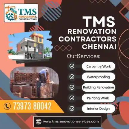 Best Renovation Contractors in Bharathipuram, Chennai – TMS Construction & Renovation Services