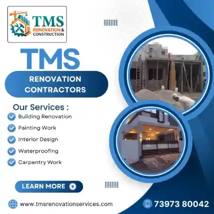 Best Renovation Contractors in Drivers Colony T Nagar, Chennai – TMS Construction & Renovation Services
