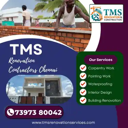 Best Renovation Contractors in Habibullah Road T Nagar, Chennai – TMS Construction & Renovation Services