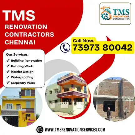 Best Renovation Contractors in Indira Nagar Selaiyur, Chennai – TMS Construction & Renovation Services