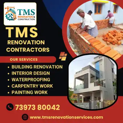 Best Renovation Contractors in Jafferkhanpet, Chennai – TMS Construction & Renovation Services