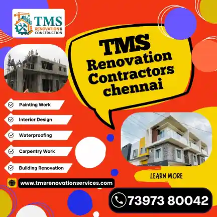 Best Renovation Contractors in Krishna Industrial Estate Porur, Chennai – TMS Construction & Renovation Services