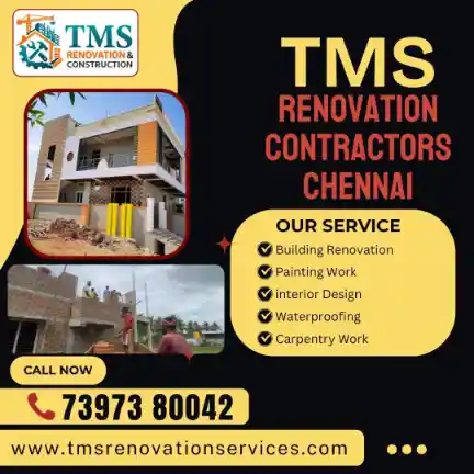 Best Renovation Contractors in Madhavaram Milk Colony, Chennai – TMS Construction & Renovation Services