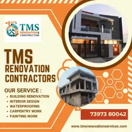 Best Renovation Contractors in Mirsahibpet Royapettah, Chennai – TMS Construction & Renovation Services