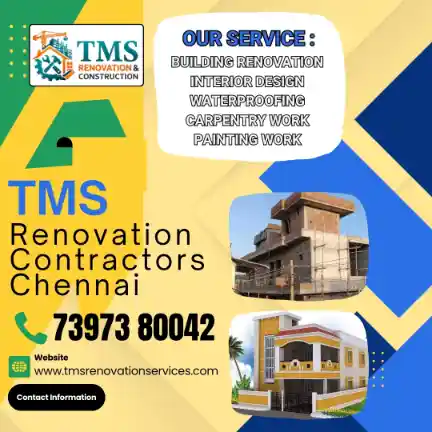 Best Renovation Contractors in New Washermanpet Tondiarpet, Chennai – TMS Construction & Renovation Services