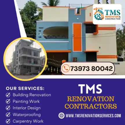 Best Renovation Contractors in Old Washermanpet, Chennai – TMS Construction & Renovation Services