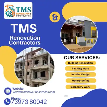 Best Renovation Contractors in Parrys, Chennai – TMS Construction & Renovation Services