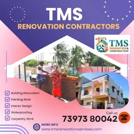 Best Renovation Contractors in R A Puram Mandaveli, Chennai – TMS Construction & Renovation Services
