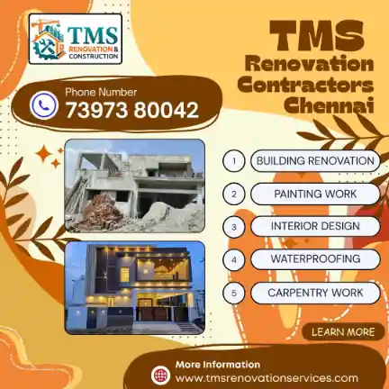 Best Renovation Contractors in Rajaji Nagar Madipakkam, Chennai – TMS Construction & Renovation Services
