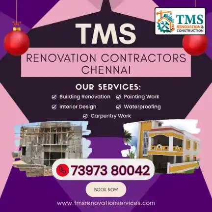 Best Renovation Contractors in Rajaji Nagar Thiruvanmiyur, Chennai – TMS Construction & Renovation Services