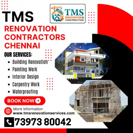 Best Renovation Contractors in Raji Thottam, Chennai – TMS Construction & Renovation Services