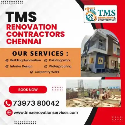 Best Renovation Contractors in Redhills, Chennai – TMS Construction & Renovation Services