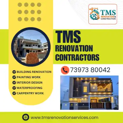 Best Renovation Contractors in Rv Nagar Kodungaiyur, Chennai – TMS Construction & Renovation Services