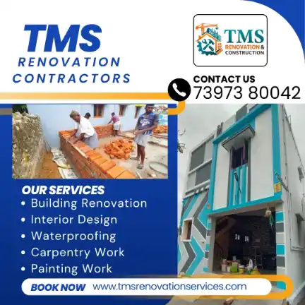 Best Renovation Contractors in Selaivayal Kodungaiyur, Chennai – TMS Construction & Renovation Services