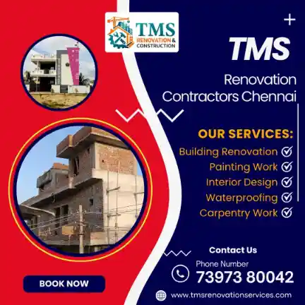Best Renovation Contractors in Wall Tax Road, Chennai – TMS Construction & Renovation Services