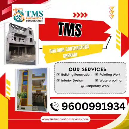 Best Civil Building Contractors in Peravallur Jawahar Nagar, Chennai – TMS Building Contractors
