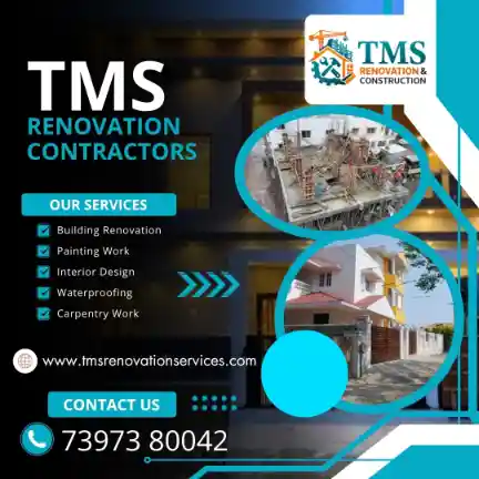 Best Civil Building Contractors in Thiru Vi Ka Kudiyiruppu Thyagaraya Nagar, Chennai – TMS Building Contractors